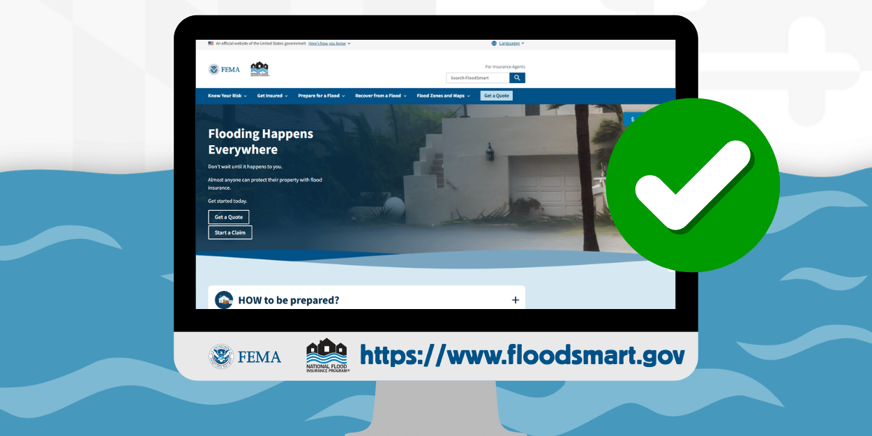 Floodsmart.gov Website (not .com)